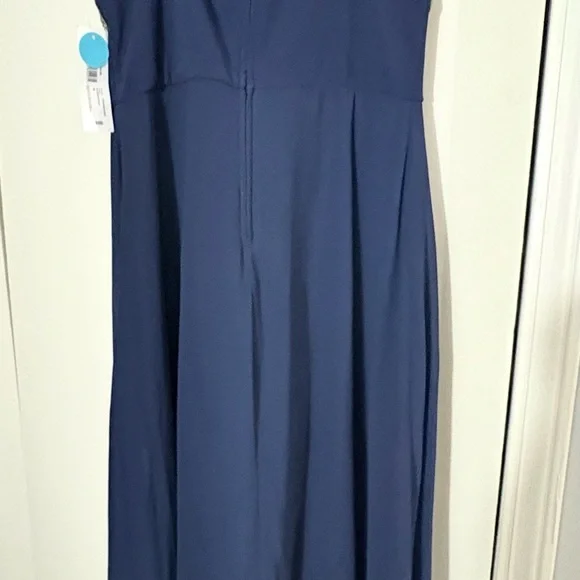 Stylish Navy Blue Sleeveless Jumpsuit - Picture 12 of 14